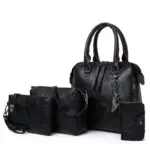 Luxury Faux Leather Bag Set For Women - Image 2