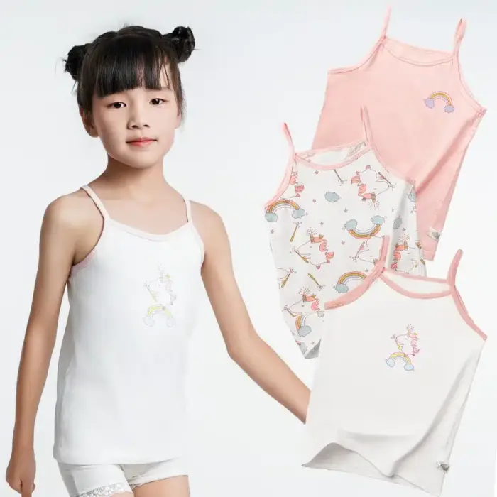 Unicorn Tank Top Set For Kids - Image 1