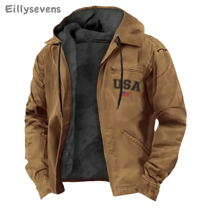 Casual Velvet Jacket For Men - Image 1