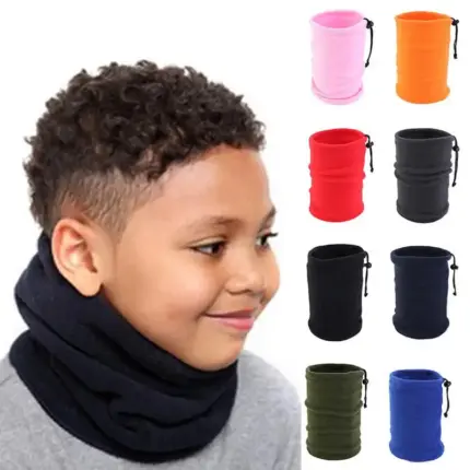 Warm Fleece Neck Warmer For Kids