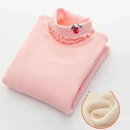 Cotton Turtleneck For Kids