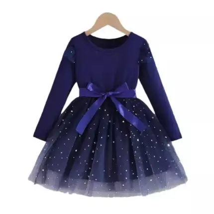 Long Sleeve Princess Dress For Kids