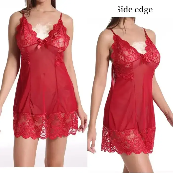 Sexy V-Neck Nightwear For Women - Image 2