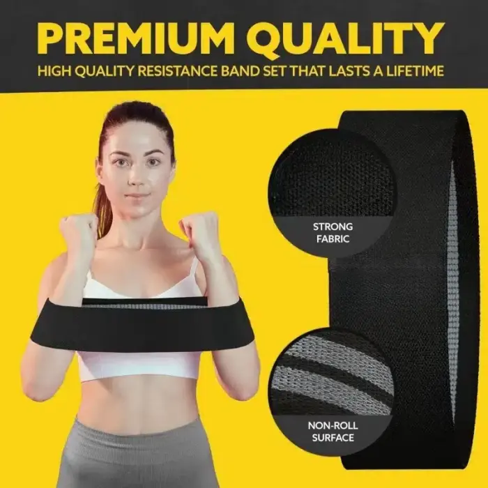 3 Elastic Fitness Rubber Bands - Image 5