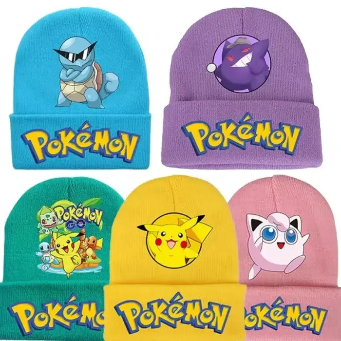 Cartoon Print Caps For Kids - Image 1