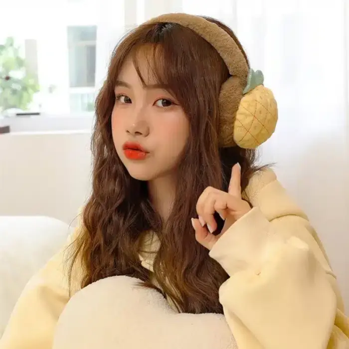 Fruits Shape Earmuffs For Kids - Image 3