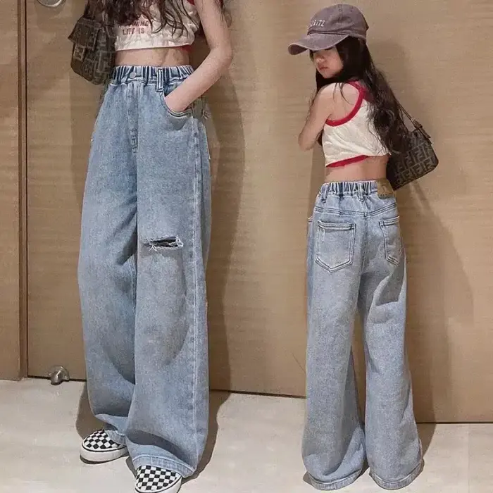 Casual Baggy Jeans For Kids - Image 2