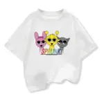 Cotton Cartoon Print T-shirt For Kids - Image 4
