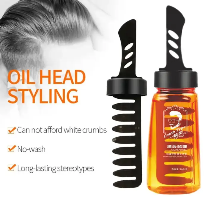 Wax Gel With Comb For Men - Image 3