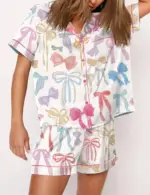 Satin Pyjamas Set For Women