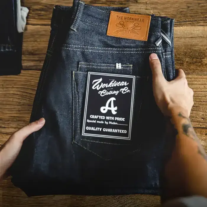 Vintage Denim Jeans For Men - Image 4