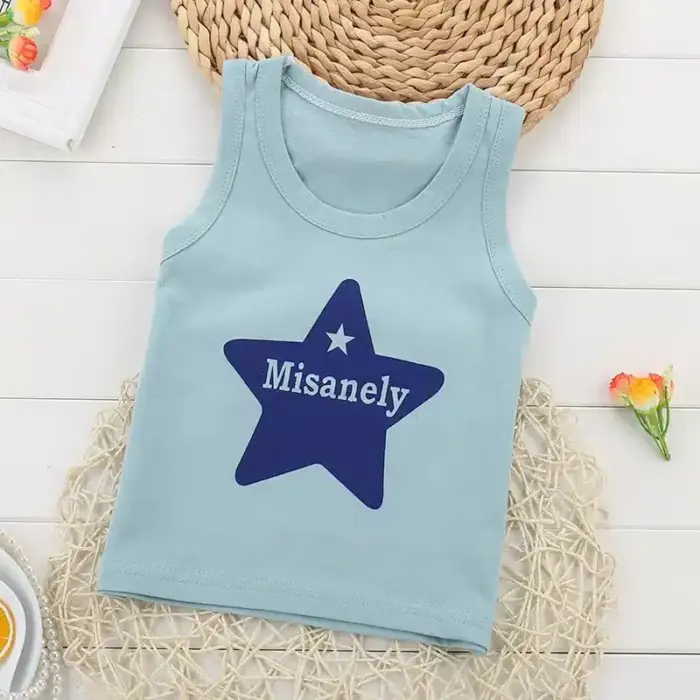 Sleeveless Breathable Tank Top For Kids - Image 3