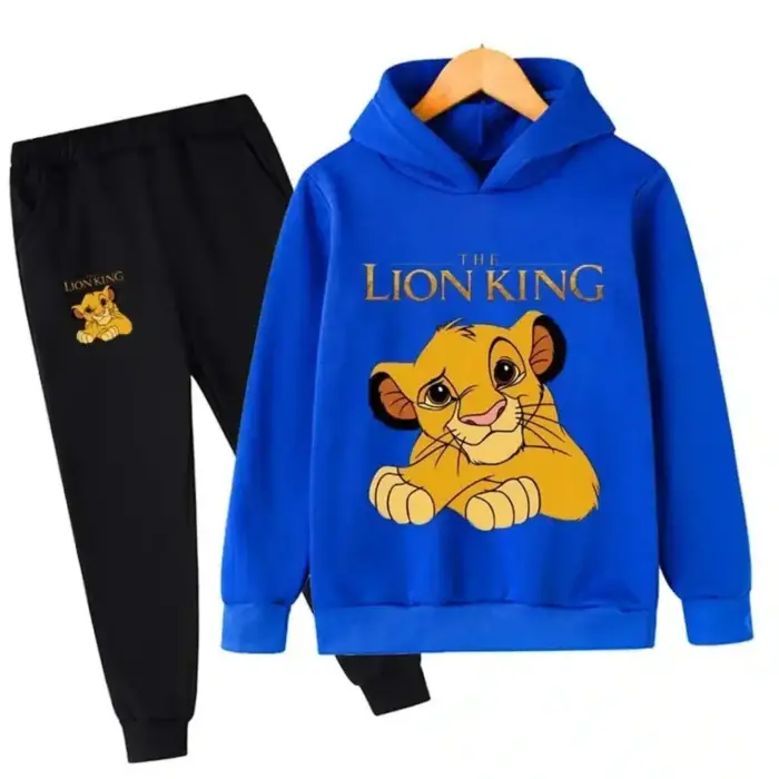 Casual Cartoon Tracksuit Set For Kids - Image 4