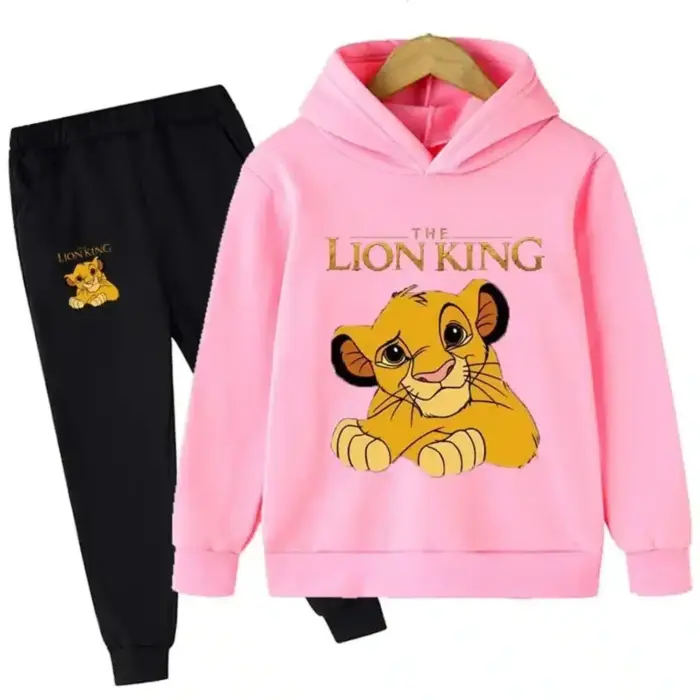 Casual Cartoon Tracksuit Set For Kids - Image 6