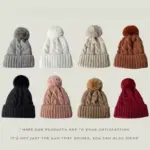 Pompom Beanies For Kids