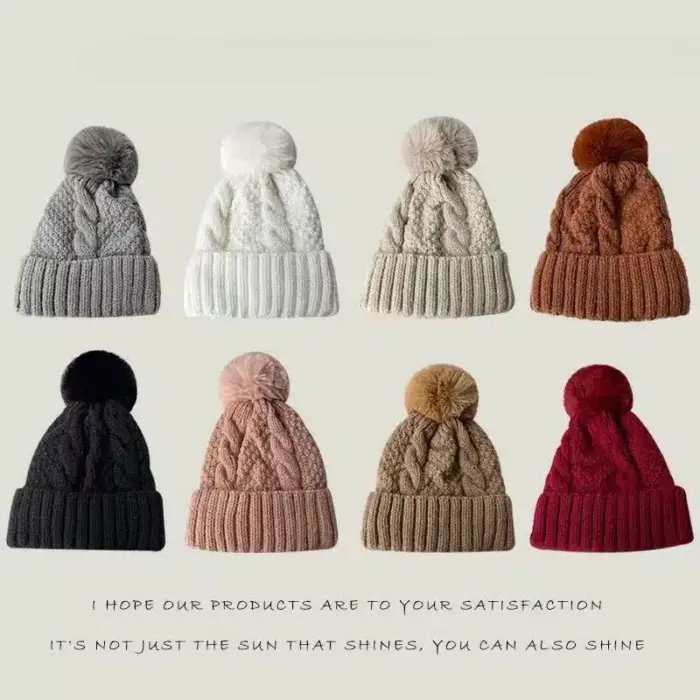 Pompom Beanies For Kids - Image 1