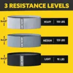 3 Elastic Fitness Rubber Bands - Image 2