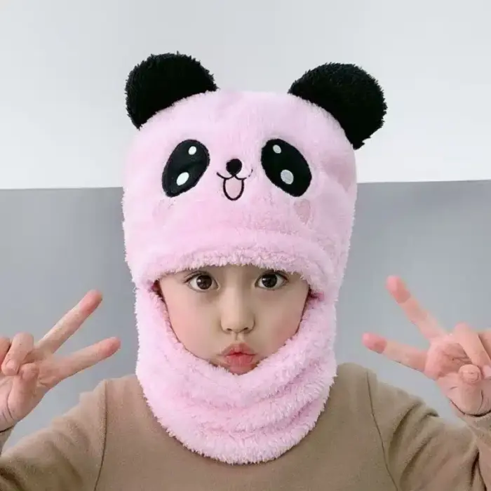 Animal Beanie and Scarf For Klds - Image 3