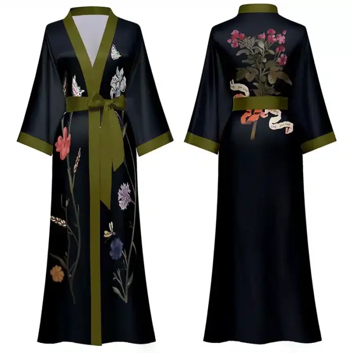 Sensual Long Robe Nightwear For Women - Image 1