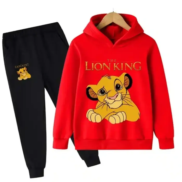 Casual Cartoon Tracksuit Set For Kids - Image 1