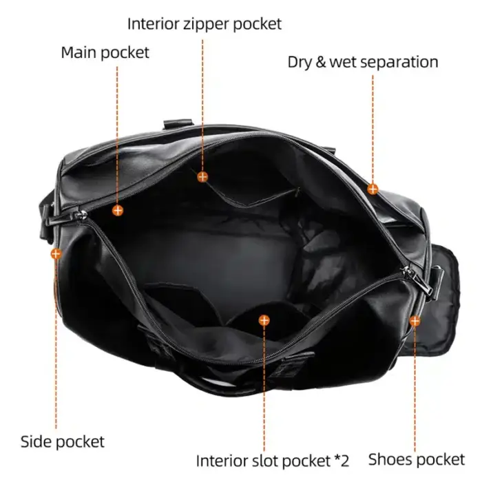 Large Sports Bag With Shoes Pocket - Image 3
