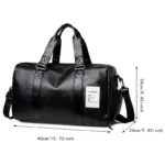 Leather Fitness Bag For Men - Image 6