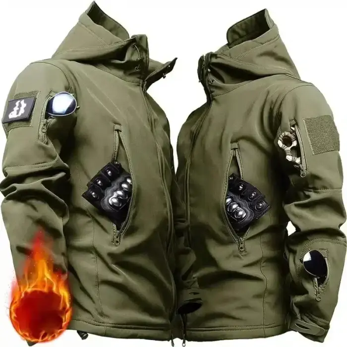 Waterproof Multi-pocket Tracksuit For Men - Image 3