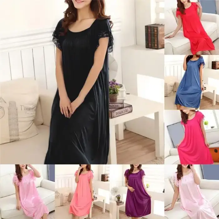 Silk Satin Sleepwear For Women - Image 2