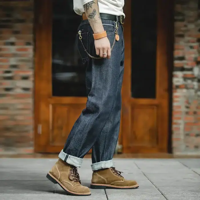 Vintage Denim Jeans For Men - Image 2
