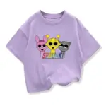 Cotton Cartoon Print T-shirt For Kids - Image 6