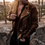 New Motorcycle Leather Jacket For Men - Image 5