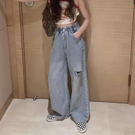 Casual Baggy Jeans For Kids