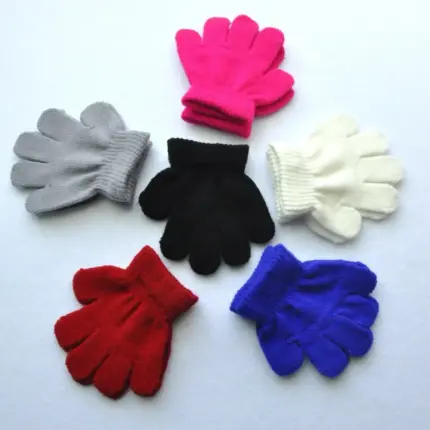 Warm Knitted Gloves For Children