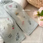 Flower Wide Leg Jeans For Kids - Image 4