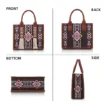 Ethnic Print Handbag Set For Women - Image 2