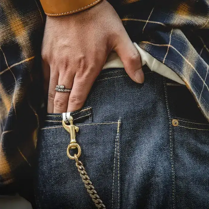 Vintage Denim Jeans For Men - Image 5
