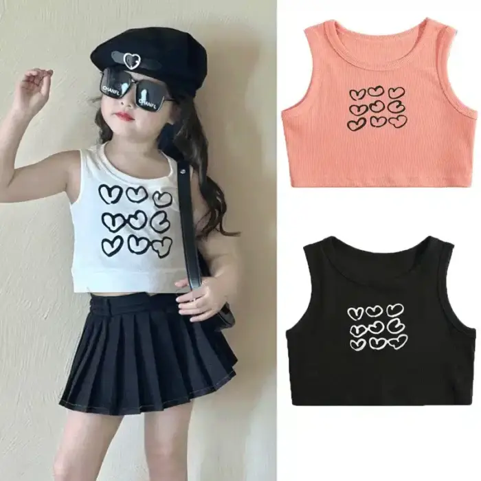 Sleeveless Tank Top For Kids - Image 1