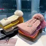 Warm PomPom Beanies For Kids - Image 5