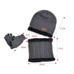 Warm Beanie, Hat, Scarf, Gloves Set For Kids - Image 5