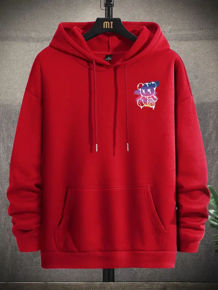 Oversize New York Art Design Hoodie For Men - Image 4