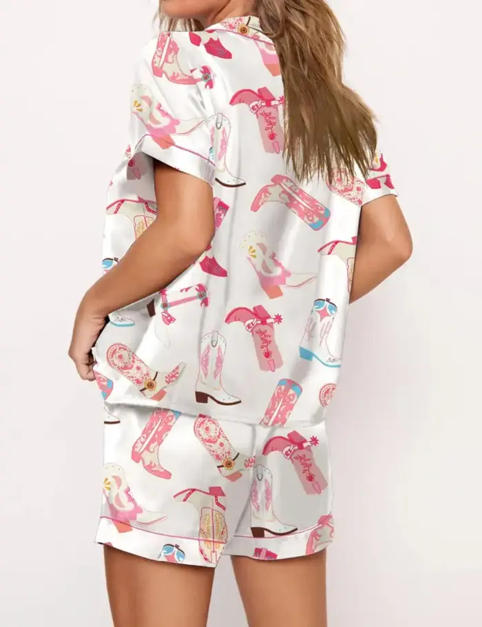 Satin Pyjamas Set For Women - Image 4