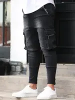 Casual Slim Fit Denim Jeans For Men - Image 5