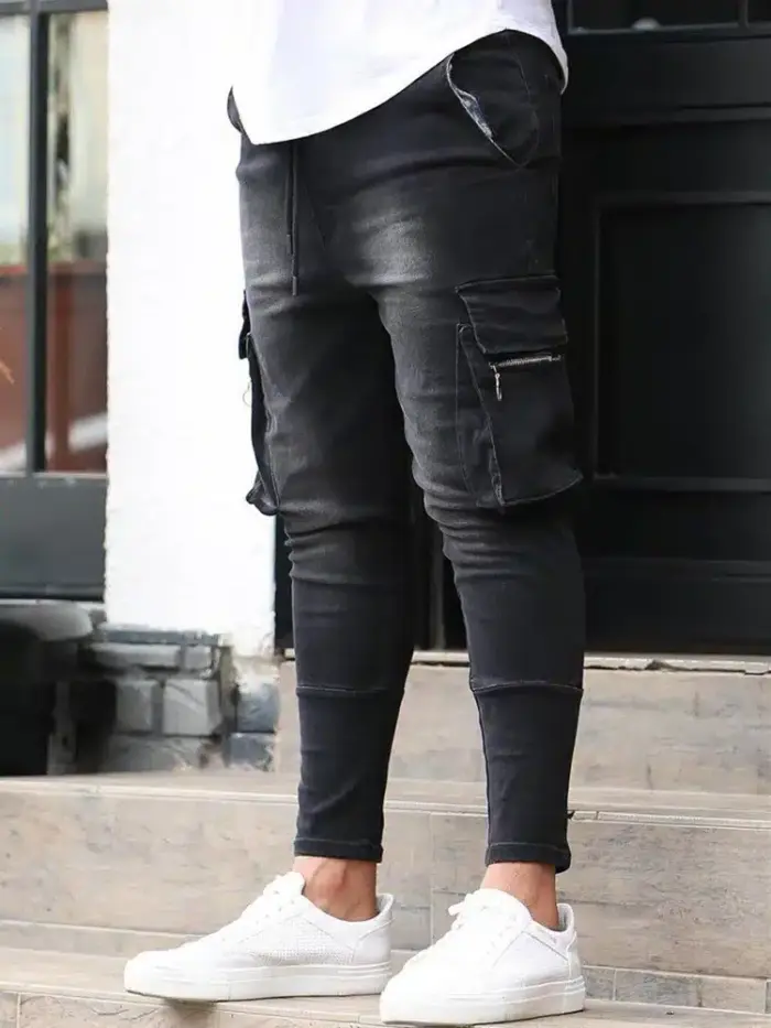 Casual Slim Fit Denim Jeans For Men - Image 5