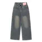 Casual Baggy Denim Jeans For Kids - Image 4