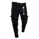 Trendy Skinny Ripped Jeans For Men - Image 6