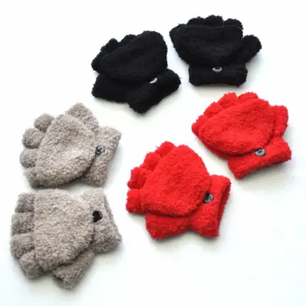 Warm Fleece Gloves For Kids