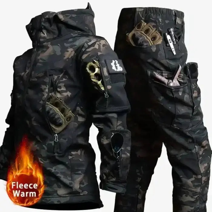 Waterproof Multi-pocket Tracksuit For Men - Image 2