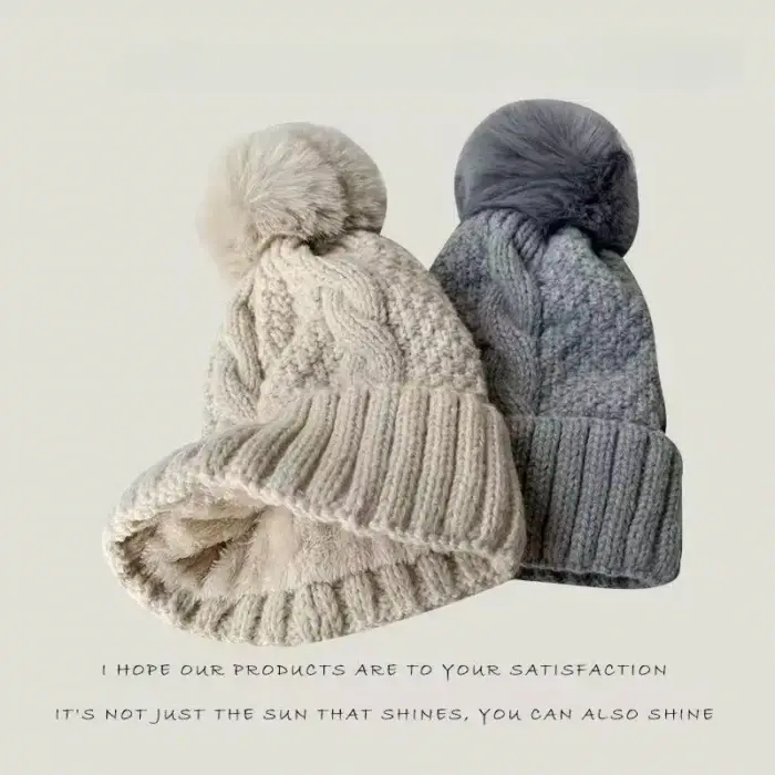 Pompom Beanies For Kids - Image 3