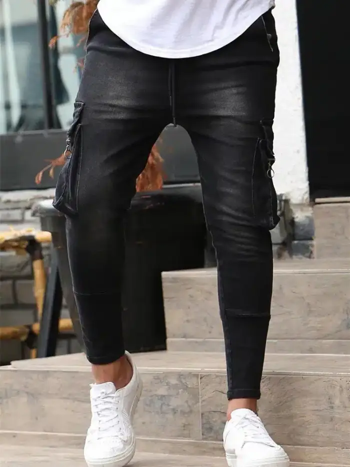 Casual Slim Fit Denim Jeans For Men - Image 3