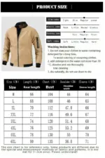 Casual Bomber Jacket For Men - Image 6